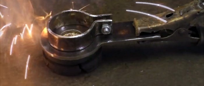 How to make a grinder attachment for an angle grinder