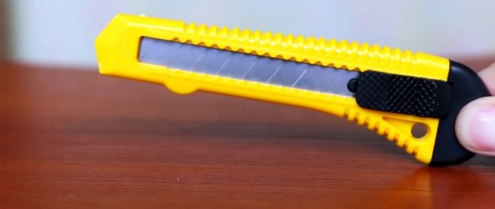 How to make a saw from a stationery knife