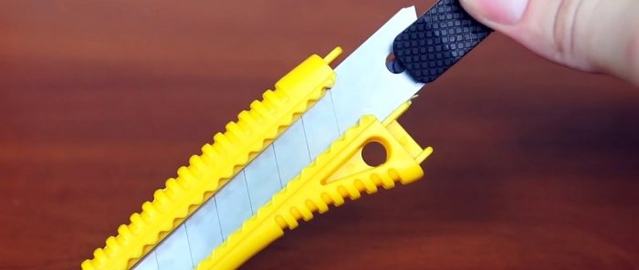 How to make a saw from a stationery knife