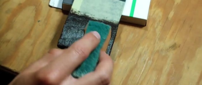 How to make rubber coating of metal