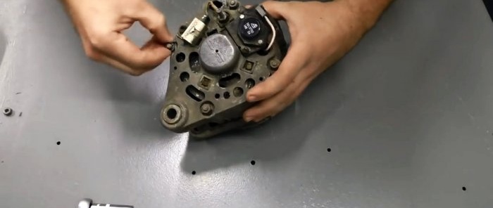 How to make a powerful motor from a car generator