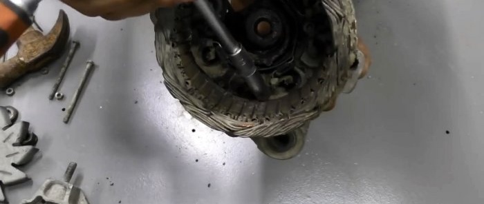 How to make a powerful motor from a car generator