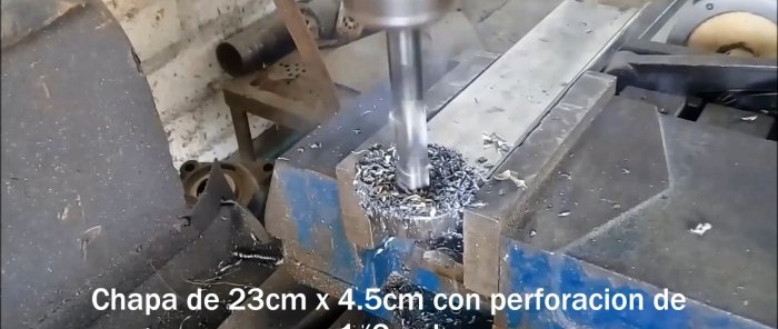 How to make a powerful lever knife for metal