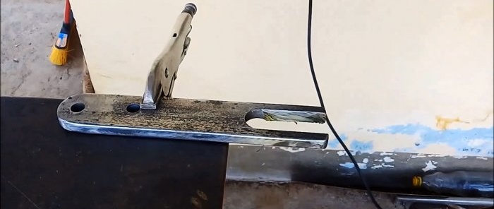 How to make a powerful lever knife for metal