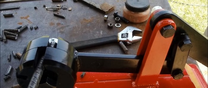 How to make a powerful lever knife for metal