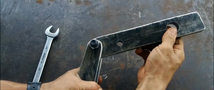 How to make a powerful lever knife for metal