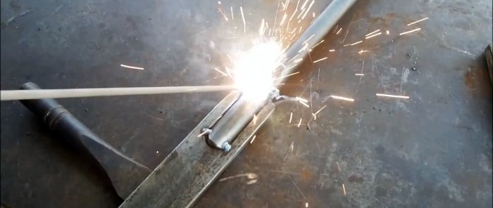 How to make a powerful lever knife for metal