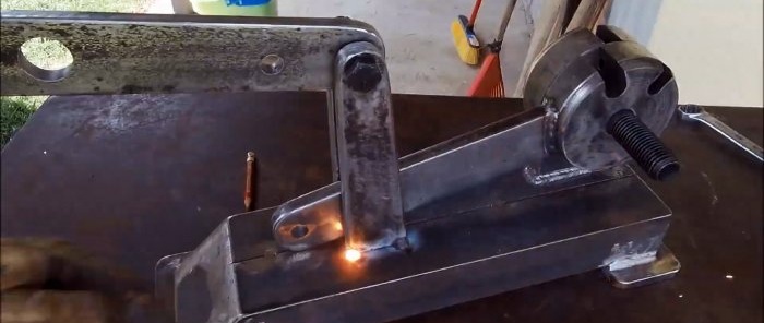 How to make a powerful lever knife for metal