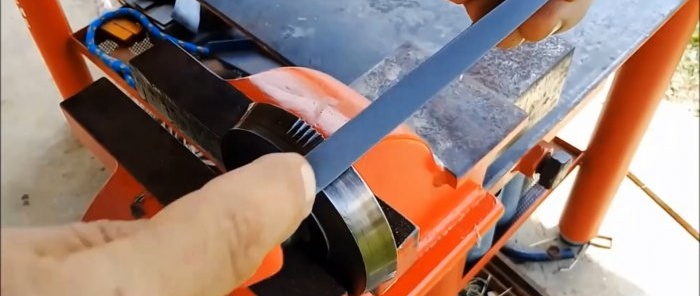 How to make a disc leaf cutter