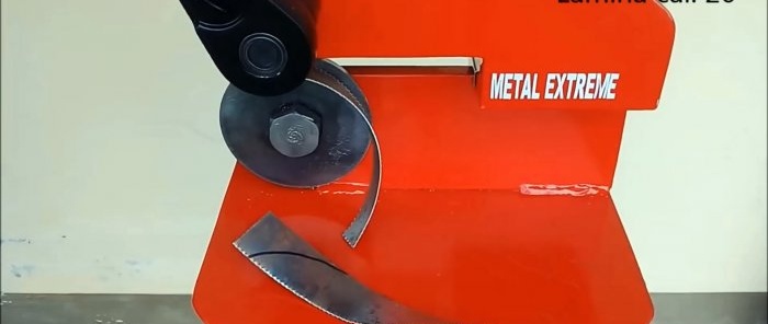 How to make a disc leaf cutter