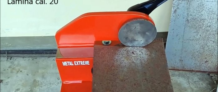 How to make a disc leaf cutter