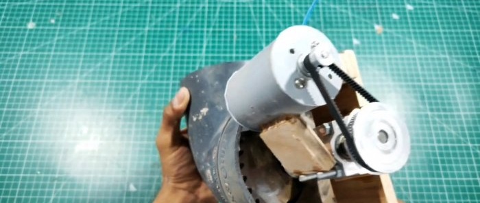 How to make a 12V mini circular saw