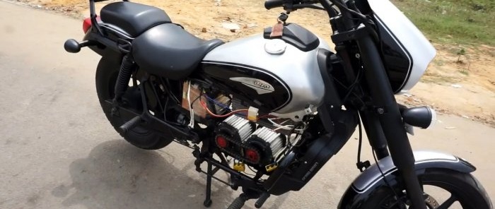 How to convert a motorcycle into an electric bike with a speed of 80 mph