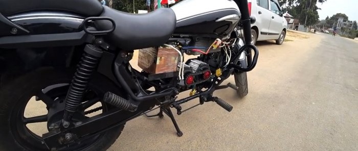 How to convert a motorcycle into an electric bike with a speed of 80 mph