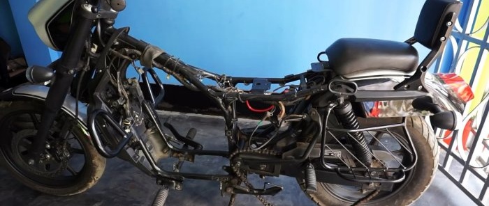 How to convert a motorcycle into an electric bike with a speed of 80 mph