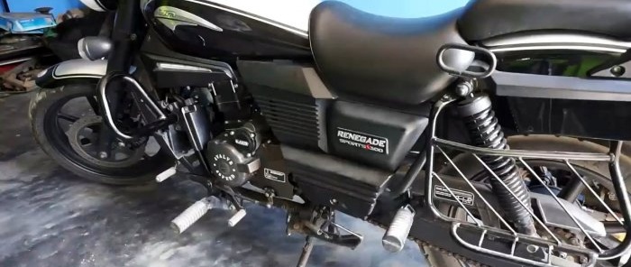 How to convert a motorcycle into an electric bike with a speed of 80 mph