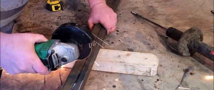 How to make a stool from an old shock absorber