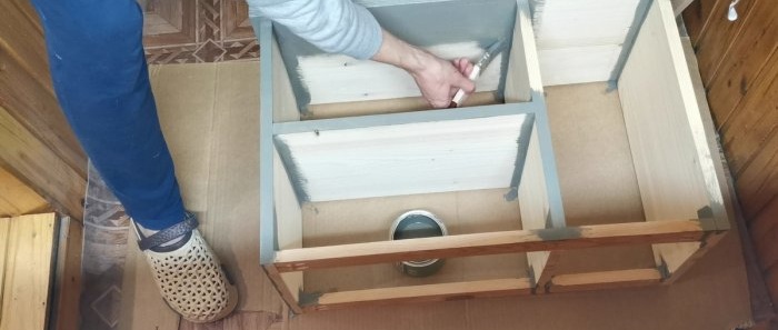 DIY shoe cabinet