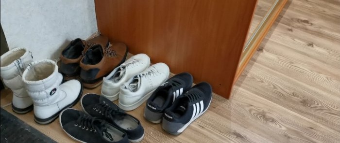 DIY shoe cabinet