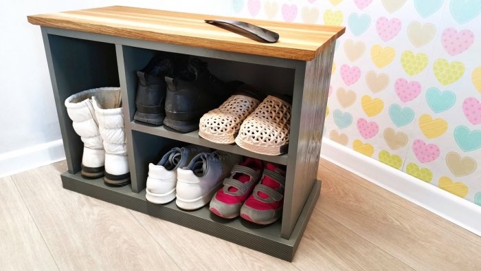 DIY shoe cabinet