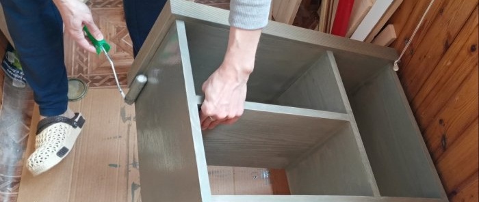 DIY shoe cabinet