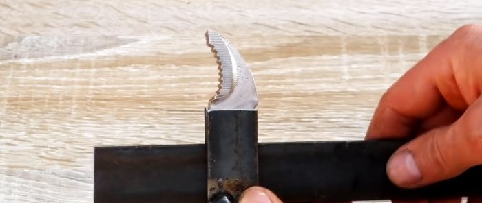 How to convert clamping pliers into a wide quick-release clamp