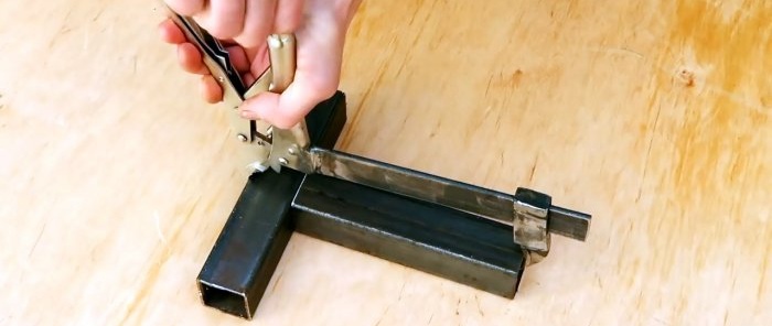 How to convert clamping pliers into a wide quick-release clamp