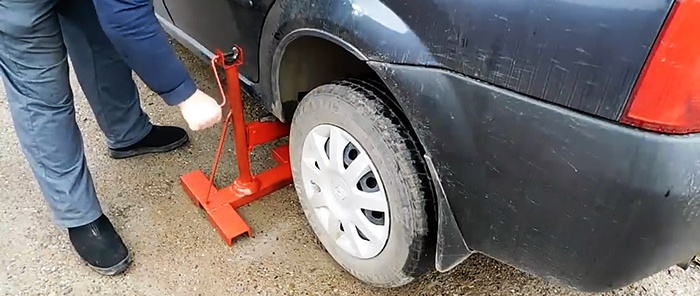 How to modify a post-screw jack into a universal lift for any car