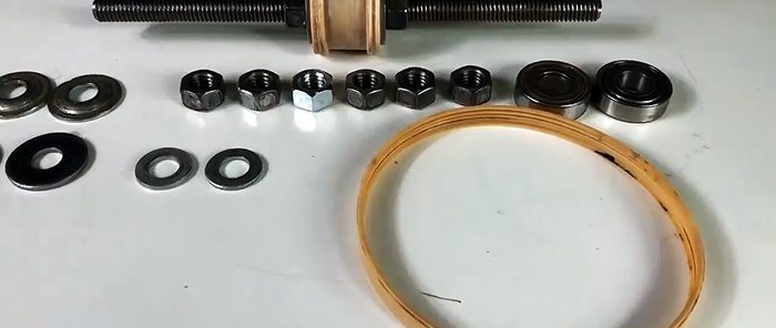 How to make a machine for sharpening circular saws and more from a drill