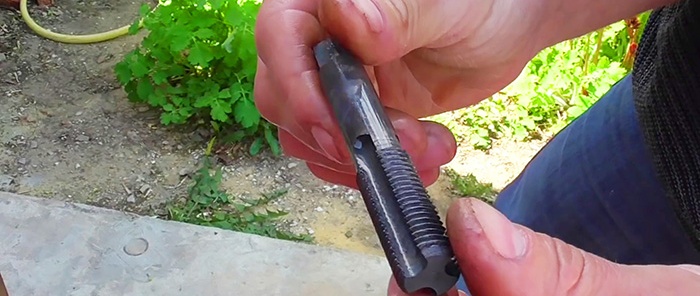 How to make a tap from rebar