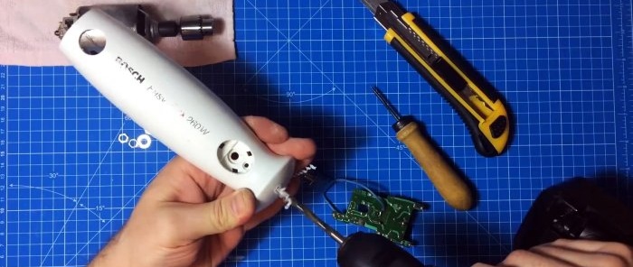 How to convert a kitchen blender into an engraver