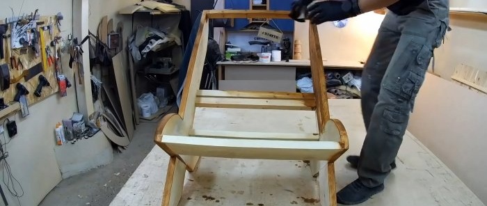 How to make a cool lounge chair with simple tools