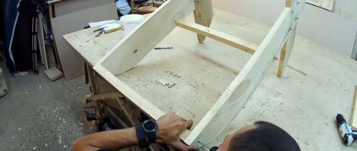 How to make a cool lounge chair with simple tools