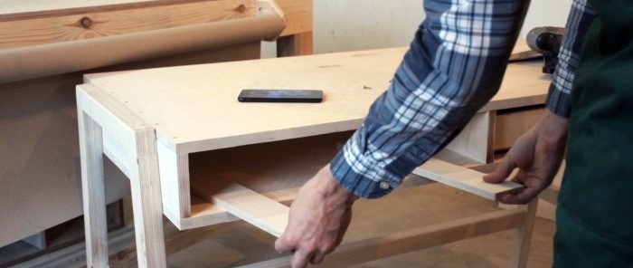 How to make a computer desk in Scandinavian style