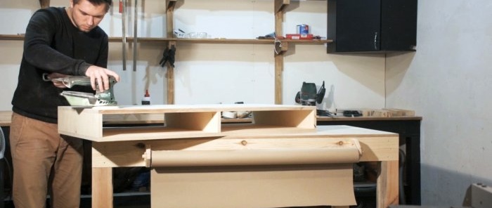 How to make a computer desk in Scandinavian style