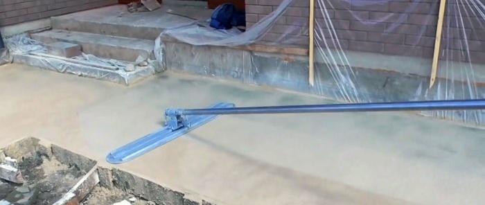 How to lay stamped concrete