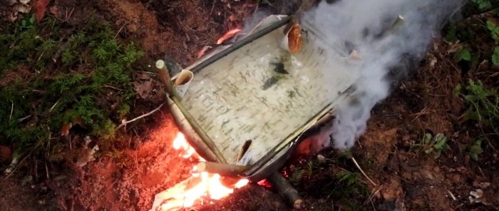 How to purify and disinfect water in the forest without a pot or flask