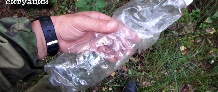 How to purify and disinfect water in the forest without a pot or flask