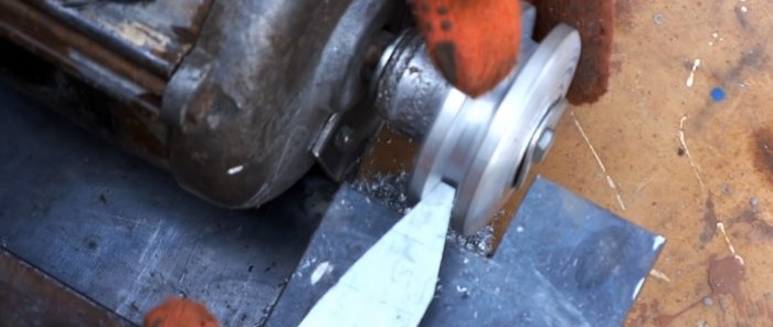 How to make a pulley without a lathe