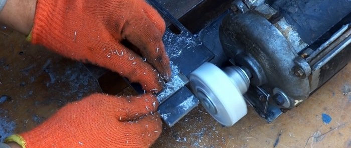 How to make a pulley without a lathe