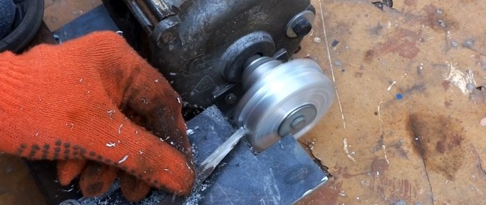 How to make a pulley without a lathe