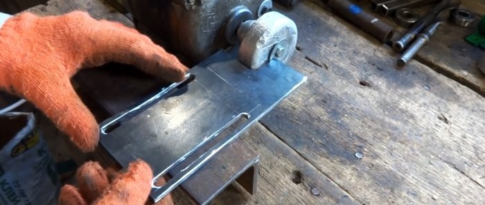 How to make a pulley without a lathe