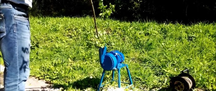 How to Make a Lightweight Small Garden Twig Shredder