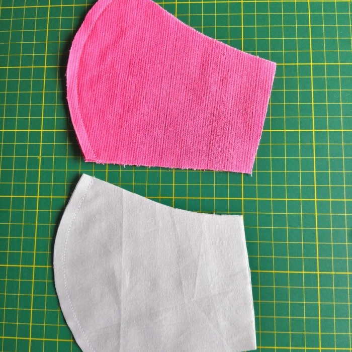 Master class Reusable mask with a pocket for the filter layer