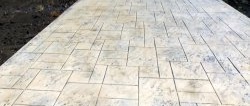 How to lay stamped concrete so that it is indistinguishable from tiles