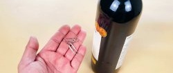 How to open a bottle with a paper clip