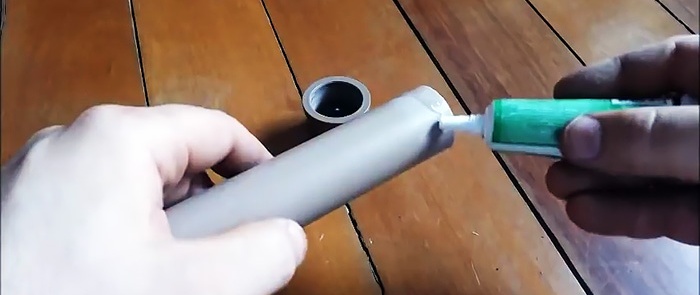 How to make a pneumatic cylinder from PVC pipe