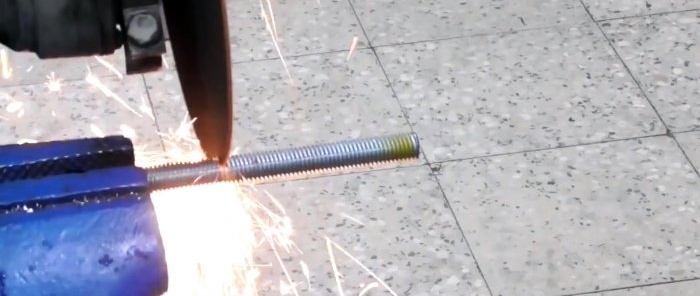 How to make an injection propane burner from a piece of pipe