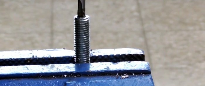 How to make an injection propane burner from a piece of pipe