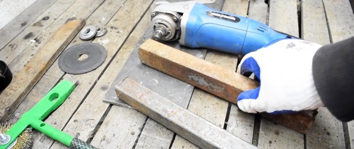 The simplest grinder from a bicycle hub grinder and a timing roller